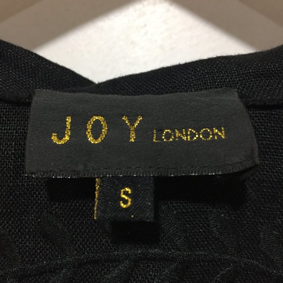 JOY LONDON CROPPED EMBROIDERED BLAZERS SIZE S - Picture 3 of 5